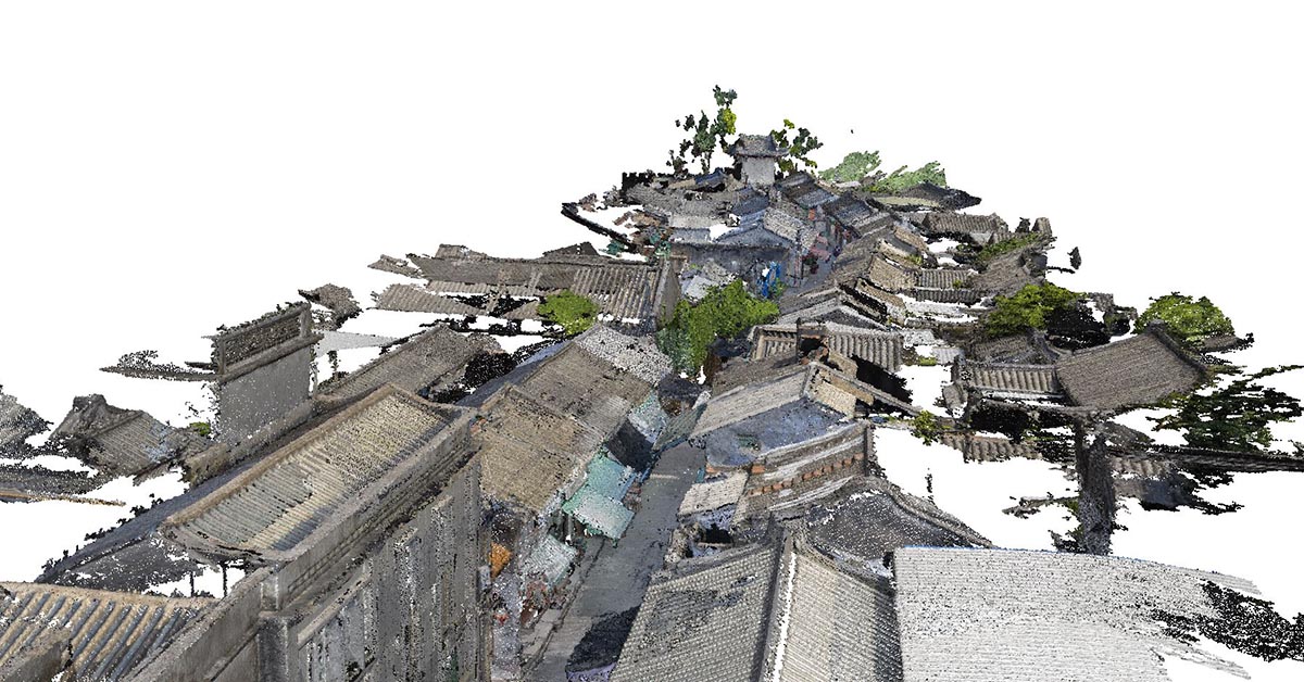 orthophoto pointcloud temple