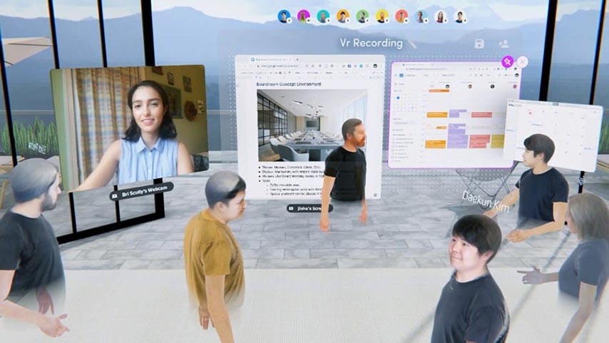 virtual people in virtual museum