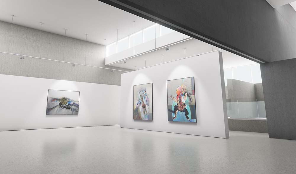 virtual people in virtual museum