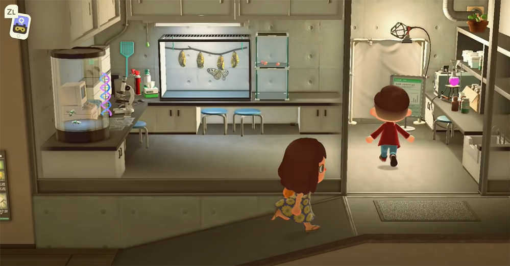 animal crossing two characters museum