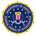 Federal Bureau of investigation department of justice logo